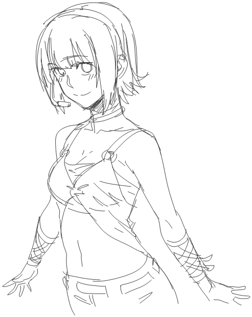 他キャラの服を着せてみるの巻